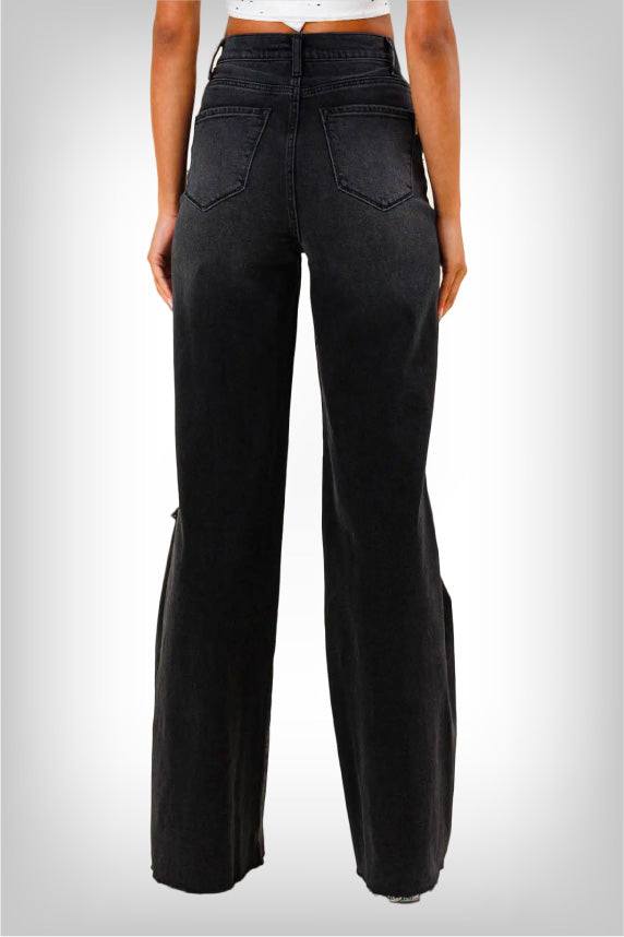 vintage-distressed-high-rise-wide-leg-jeans-black-front-view