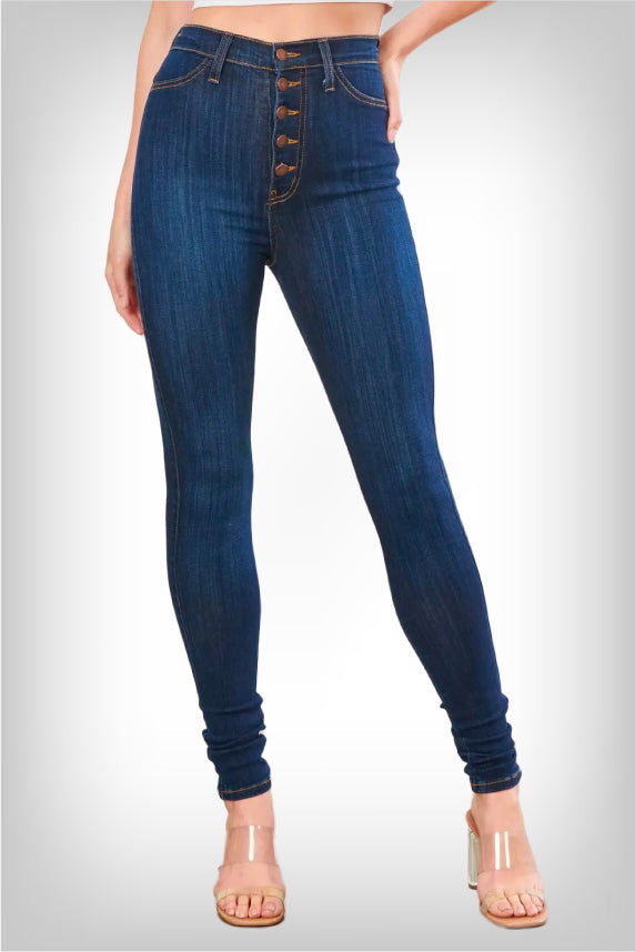 womens-high-waisted-skinny-jeans-dark-wash-front-view