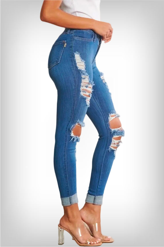 womens-mid-rise-ripped-skinny-jeans-front-view
