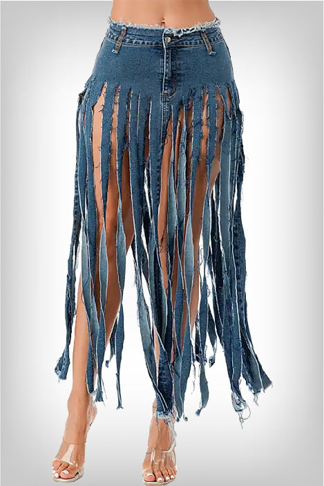 plus-fringe-denim-midi-skirt-front