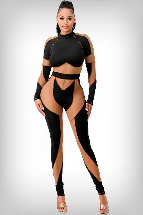 sporty-sheer-jumpsuit-with-strategically-placed-black-color-block-patches-accentuating-hourglass-silhouette