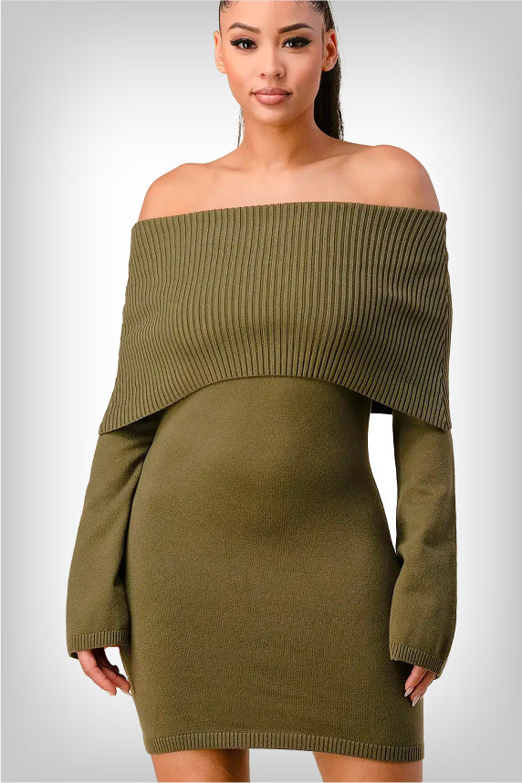 off-the-shoulder-sweater-dress