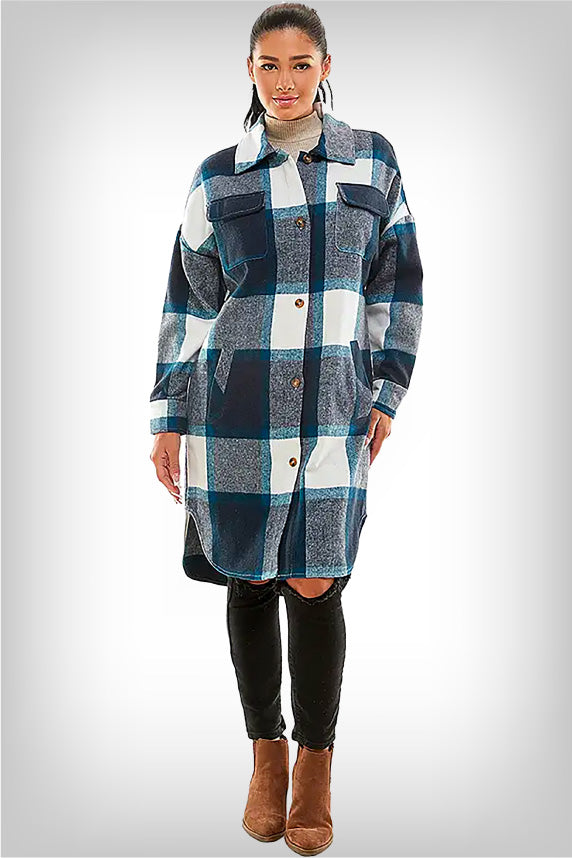 womens-blue-long-plaid-shacket