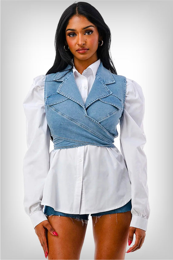 womens-denim-crop-top-with-white-puff-sleeve-top