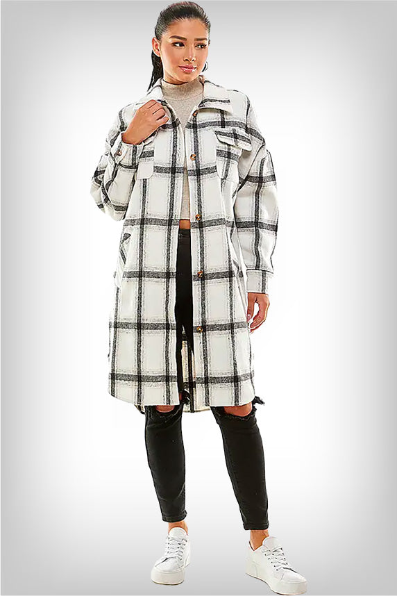 womens-off-white-long-plaid-shacket